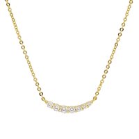 Collana Gioielleria Dossena  Donna in Oro Zircone 280425